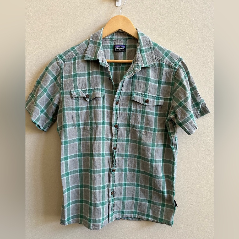 Patagonia Men’s Steerman Shirt Organic Cotton sz M